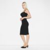 SOFT LOUNGE MIDI SLIP KLEID