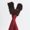 Stiefel aus Kunstpelz