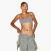 STRICK-BRALETTE MIT STRICKVERKLEIDUNG