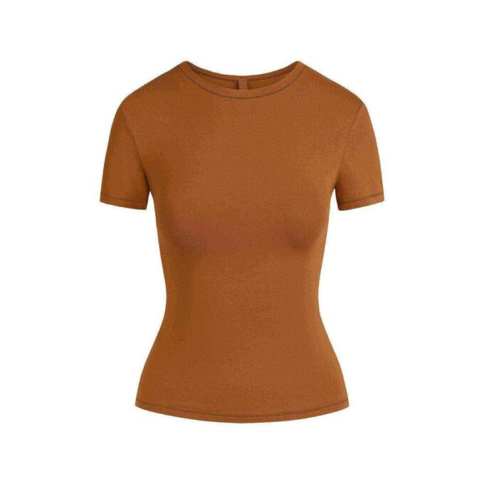T-SHIRT AUS BAUMWOLLJERSEY T-SHIRT AUS BAUMWOLLJERSEY