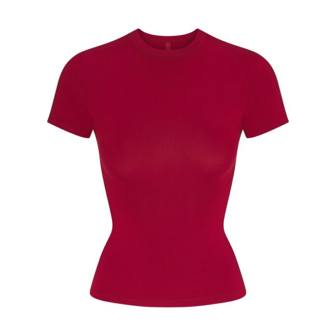 T-SHIRT AUS BAUMWOLLJERSEY T-SHIRT AUS BAUMWOLLJERSEY