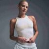 Tanktop aus Baumwolljersey mit Rundhalsausschnitt Tanktop aus Baumwolljersey mit Rundhalsausschnitt