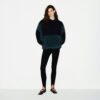 TEDDY ÜBERGRÖSSERTER HALBREISSVERSCHLUSS-PULLOVER TEDDY ÜBERGRÖSSERTER HALBREISSVERSCHLUSS-PULLOVER