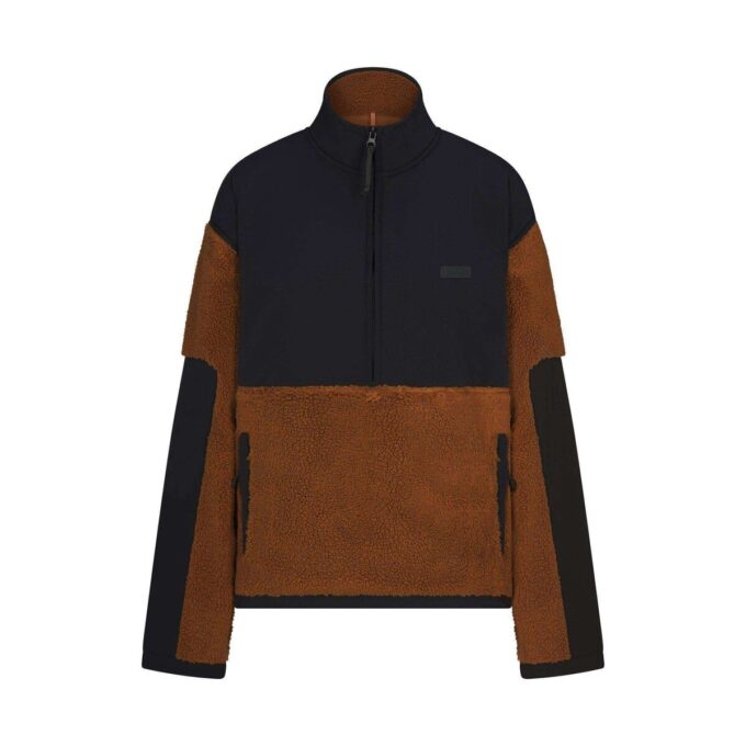 TEDDY ÜBERGRÖSSERTER HALBREISSVERSCHLUSS-PULLOVER