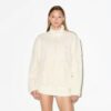 TEDDY ÜBERGRÖSSERTER HALBREISSVERSCHLUSS-PULLOVER