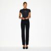 THE ESSENTIAL COLLECTION HOCHGESCHNITTENE PINTUCK-HOSE MIT GERADEM LEBEN THE ESSENTIAL COLLECTION HOCHGESCHNITTENE PINTUCK-HOSE MIT GERADEM LEBEN
