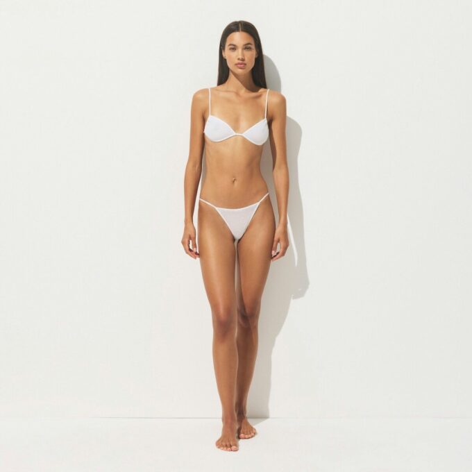 Transparenter Baumwoll-Rippstrick Transparenter Baumwoll-Rippstrick