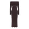 TRANSPARENTES MODELLKLEID MIT OFFENEN SCHULTERN TRANSPARENTES MODELLKLEID MIT OFFENEN SCHULTERN