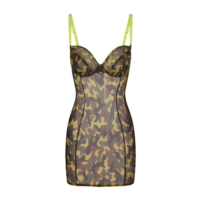 ULTRAFENES MESH-PICOT-MINIKLEID