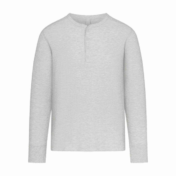 Waffel Herren Slim Langarm Henley Waffel Herren Slim Langarm Henley