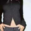 Woll-Kaschmir-Pullover mit Reißverschluss und Stehkragen Woll-Kaschmir-Pullover mit Reißverschluss und Stehkragen